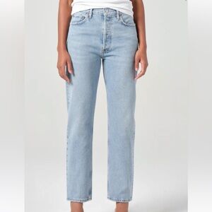 90'S PINCH WAIST HIGH RISE STRAIGHT